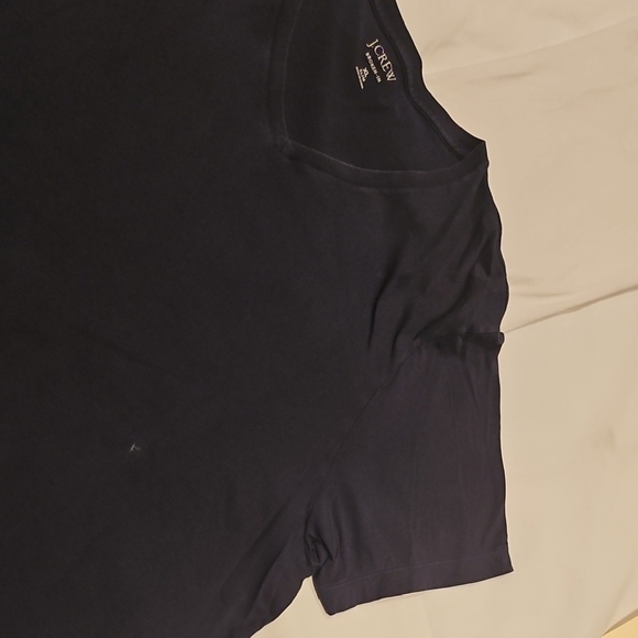 J. Crew Dark Gray V-Neck T-Shirt - Picture 3 of 3